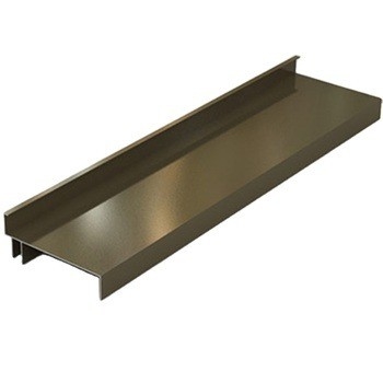 Elektrophorese Holzkorn Aluminiumprofile für Champagnerfarben Aluminium Zaunpfosten