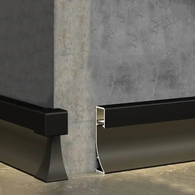 Aluminium-LED-Basisbrett für individuell angepasste Wand-Skirting-Brett und Bodenverkleidung