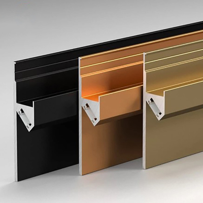 Anpassung von Aluminium-Skirting-Board-Profil für Hochtoleranz-Böden