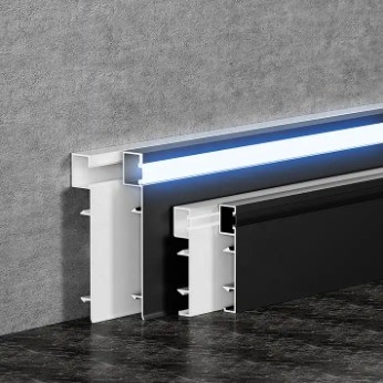 GB5237-2008 Standard Aluminium-Basisplattenprofil für LED-Basisplatten-Boden-Skirting-Board