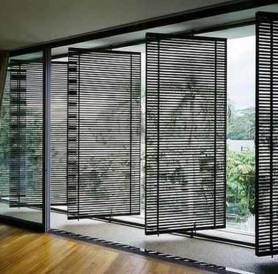 Schleierläden mit Winkelfensterkompatibilität