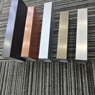 GB5237-2008 Standard Aluminiumfensterrahmenprofil für den Entwickelungsdienst