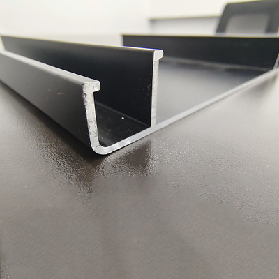 angepasste Farbe 6063 Anodisiertes Aluminiumrahmenprofil für Fenster- und Türsystem