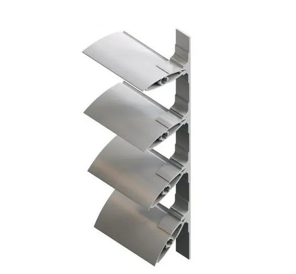 Katalog-Stil Aluminiumprofil für Rolltür-Fensterverschluss-Schiefer-Pulverbeschichtung