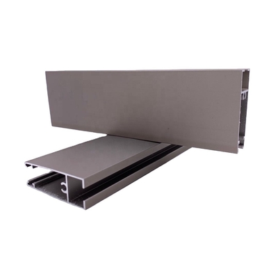 6000-Serie Extrusionsaluminiumlegierung Silber Anodisierung Büroräume Schreibtisch Aluminiumprofile