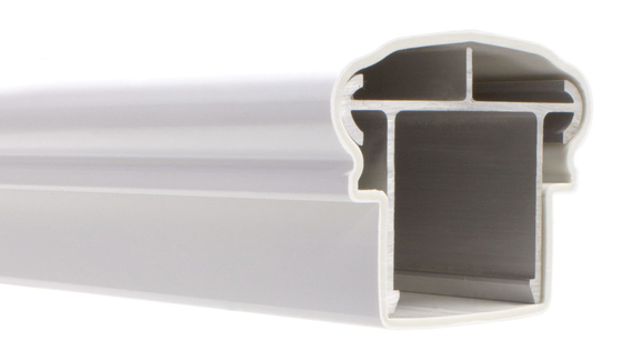 6000-Serie Extrusionsaluminiumlegierung Silber Anodisierung Büroräume Schreibtisch Aluminiumprofile