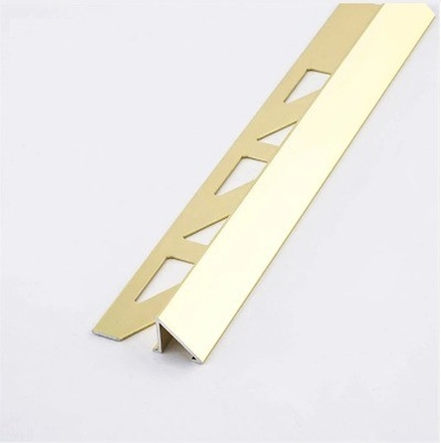 Runde Form Fliesen Ecke Trim Aluminium mit angepasster Farbe und Präzisionsschneiden