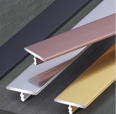 Standard GB5237-2008 Aluminium-T-Profil-Fliesen-Trimm für T-Form-Fliesen-Trimm für Wandböden