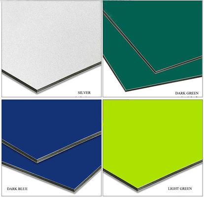 angepasste Farben Aluminiumlegierung Türmaterial ACP Wandplatten für Außenanwendungen