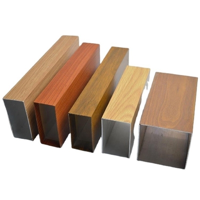 Wettbewerbsfähige Quadrat-Aluminium-Holzkorn-Transferprofile von Shengxin