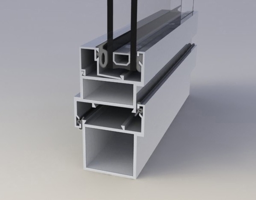 Aluminium Extrusion Industriealuminiumprofile erfüllen GB-Standardlänge 5,8-6,0M