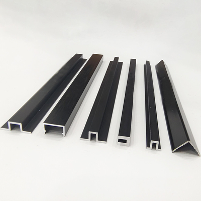 6063 T5 angepasste Farben T-Form Aluminium-Schnittprofile für Wand und Porzellan