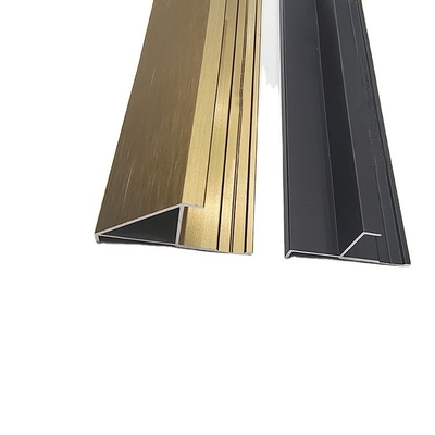 6063 T5 angepasste Farben T-Form Aluminium-Schnittprofile für Wand und Porzellan