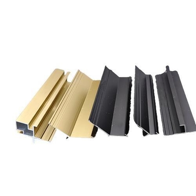 Natürliche angepasste 6063 6061 T5 Aluminiumprofile für Duschzimmerfenster und Pergola
