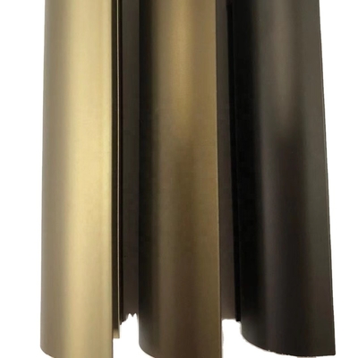 Schiebefensterrahmen aus Champagner-Anodisiertem Aluminium mit Nylonschirmnetzmaterial