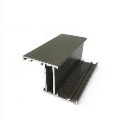 Südafrika Markt Pulverbeschichtung Bronze Aluminium Profil für Fenster und Türen