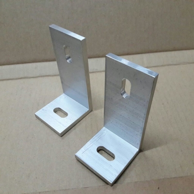 80x40x40mm Aluminium-L-Form-Solarplatten-Halterung mit Pulverbeschichtung