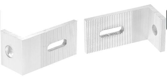 6063-T5 Aluminiumrahmen Aluminium 90° Winkelprofile für Fassadenbefestigungsanker