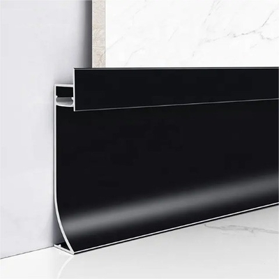 Moderne Wohnung schwarze Aluminium-Schienenprofile mit Led-Leuchten GB5237-2008 Standard