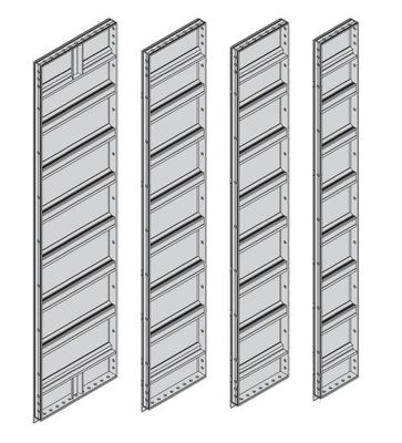 SHENGXIN 6063-T5 Aluminiumrahmen Aluminiumplattenform für Hofbetonform