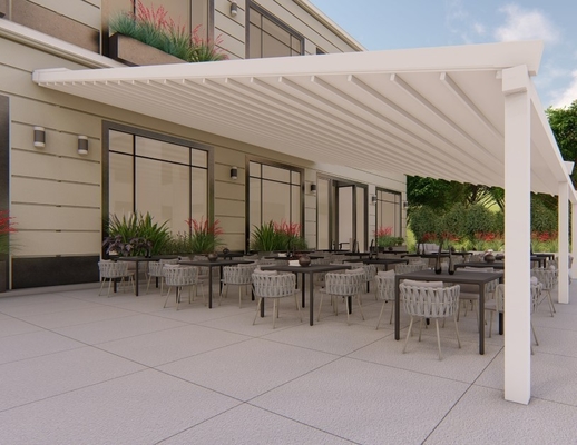 Aluminiumlegiertürmaterial Dauerbare Pulverbeschichtung für individuell angepasste Pergola-Profile