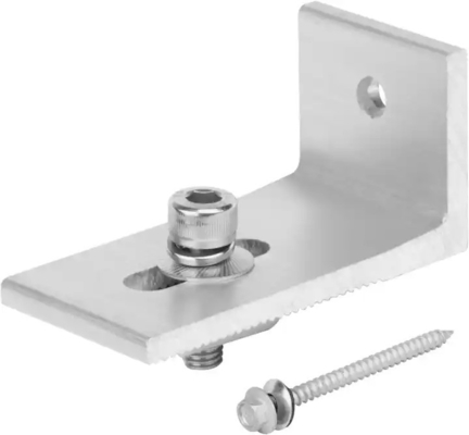 Aluminium-L-Form-Solarplatten-Begrenzungen 80x40x40mm für Außenanwendungen