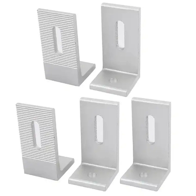 Aluminium-L-Form-Solarplatten-Begrenzungen 80x40x40mm für Außenanwendungen