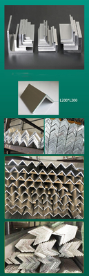 Fensterverarbeitung Dienst Decoiling L Fenster Aluminium Winkel Halter Profil mit Löchern