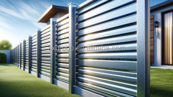 Gartenzaun Modclassic Design Stil Aluminium Metallzaun Paneele mit Zubehör