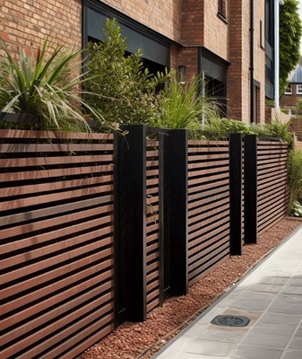 Gartenzaun Modclassic Design Stil Aluminium Metallzaun Paneele mit Zubehör