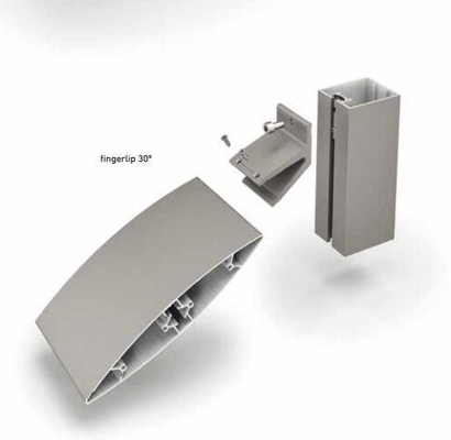 5.8-6.0M Anodisierte Aluminiumprofile für Fensterrollen, Fensterläden, Schleierläden und Rohre