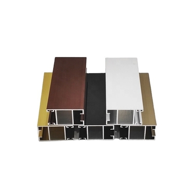angepasste Farben Sandstrahlen Anodisiertes Aluminiumprofil für Südamerika Schiebetüren