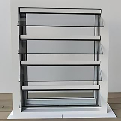 Direkt Lieferung von Aluminium isolierten Glas Sonnenläufer Fenster für Kundenanforderung