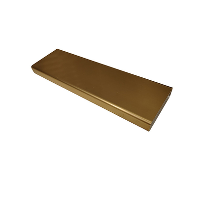 Anodisierte Veredelung 6061 6082 6063 Gold Extrudiertes Aluminium Profil für Fenster