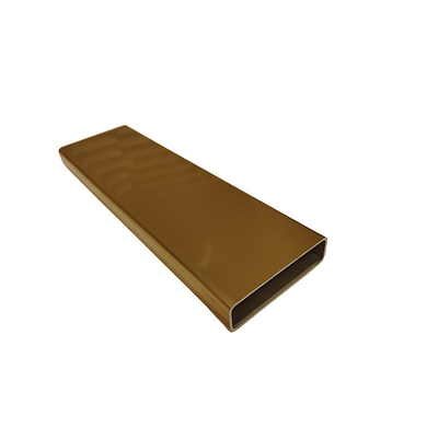 Anodisierte Veredelung 6061 6082 6063 Gold Extrudiertes Aluminium Profil für Fenster