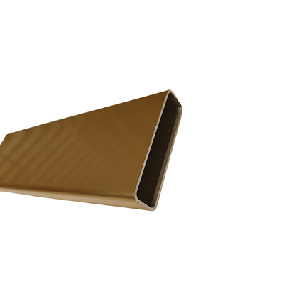 Anodisierte Veredelung 6061 6082 6063 Gold Extrudiertes Aluminium Profil für Fenster