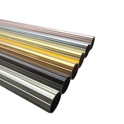 6063 T5 Aluminiumprofile mit extrudierten Profilen Rundrohr in verschiedenen Typen