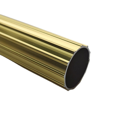 6063 T5 Aluminiumprofile mit extrudierten Profilen Rundrohr in verschiedenen Typen