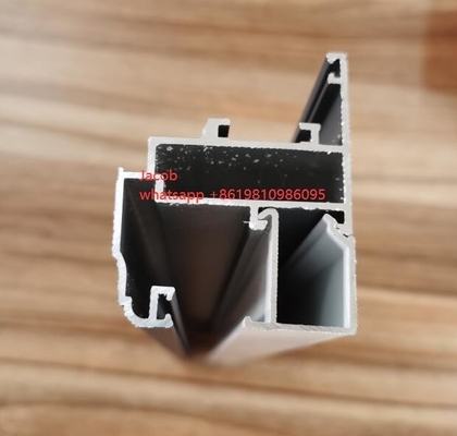 6063 Aluminiumprofile mit Anthrazitpulverbeschichtung für Fenster und Türen in Madagaskar