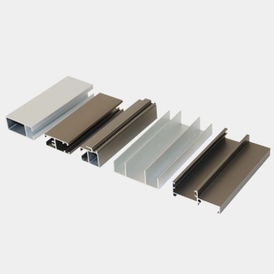 angepasste Fensterrahmen mit T5 Temper-Aluminiumprofilen, anodiert und matte Farbe