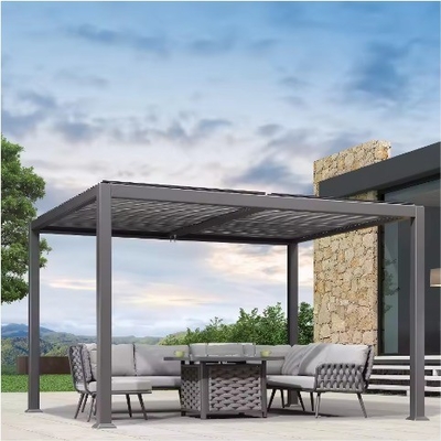 Wasserdichtes Louvre Dach Louver Pavillon Außenraum Aluminium Pergola mit modernem Design