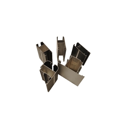 6063 6061 Profile aus Aluminiumlegierung für Thermalbrechfenster und -türen auf dem dominikanischen Markt