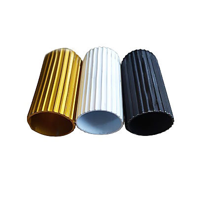 5.8-6.0M Länge Runde Runde Aluminium Vorhangröhren 6063 T5 Gold Anodisierung ist Legierung