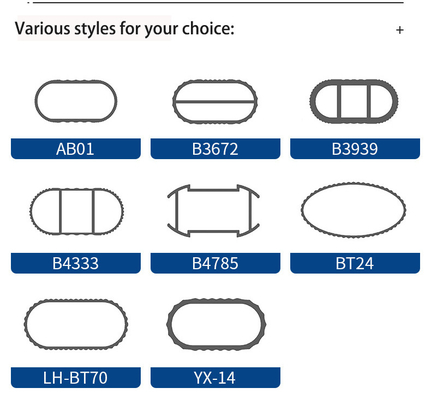 5.8-6.0M Länge Shengxin Aluminiumlegierung Oval Satin Anodisierungs Schrank Schrank Verdickte Kleidung Hängestange