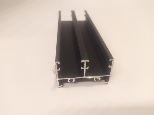 Schwarze Aluminium-Faltfenster mit T3-T8-Temper und Aluminium-Extrudierte Profile