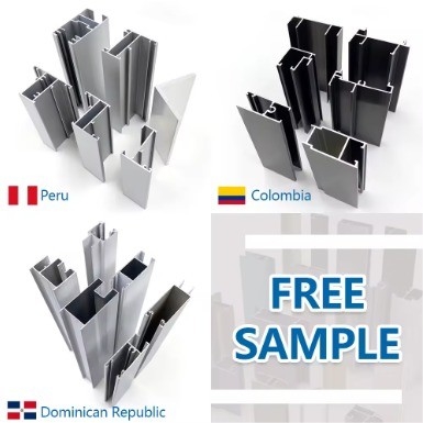 6063 6061 Quadratprofil aus Aluminiumlegierung für Fenster und Tür aus Aluminium in Bronzefarbe