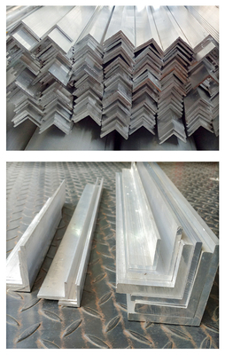 Aluminium-Winkelprofile zur Befestigung von Halterungen der Klasse 6000-Serie Länge 5,8-6,0 M