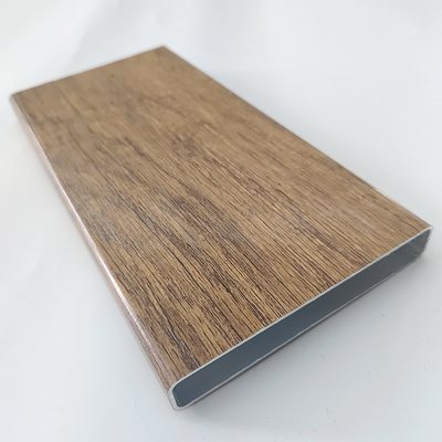 Aluminium-Holz-Getreide-gedruckte Trennwand Extrusionsprofile für Türen und Fenster ist Legierung