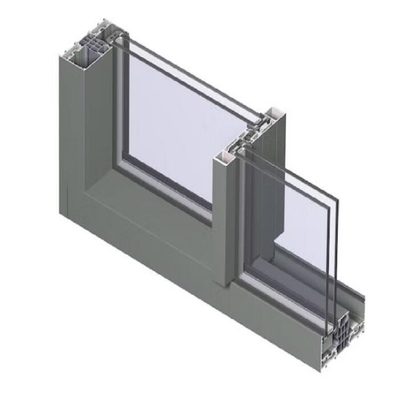 Extrusionsfensterprofil mit wettbewerbsfähigem und Sandstrahl-anodisiertem Aluminiumprofil