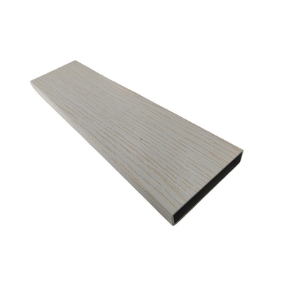 angepasste Farbe Aluminium Holzkorn Profil für dekorative Außenwand oder Zaun